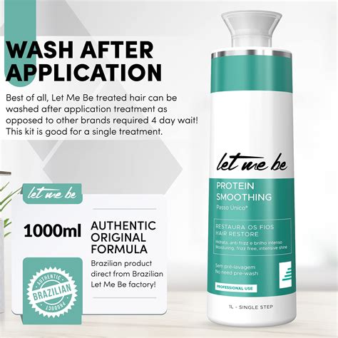 Let Me Be Protein Smoothing Treatment Single Step1L | Brazilian Keratin ...
