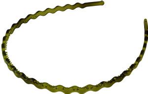 Sarah Thin 5 mm Gauge Green Zig Zag Hair Band Price in India - Buy ...