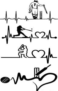 voorkoms I Love Cricket Tattoo Music Line Waterproof Boys and Girls ...
