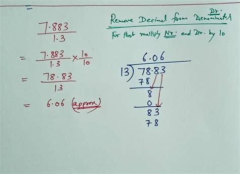 7.883÷1.3 please give me answer this - Brainly.in