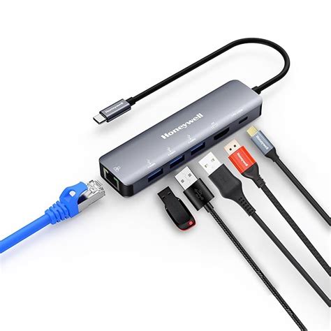 Honeywell 6-in-1 Type C Docking Station with 4K HDMI & 100W PD