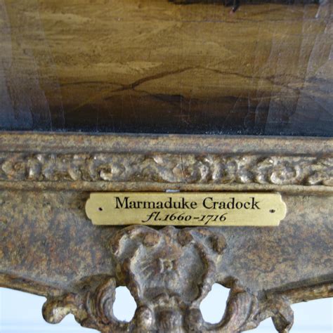 Marmaduke Cradock - Pair of 17th century oil paintings of peacocks and ...