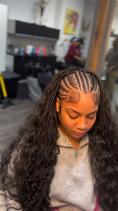 50 Must See Half Braids Half Quick Weave or Sew In Hairstyles | Braids ...