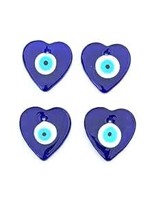 Buy (Pack of 4 pcs) Oval New Turkish Glass Evil Eye Wall Hanging ...