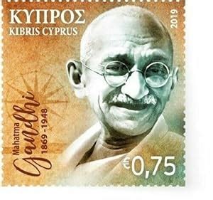 Cyprus 2019 150th Birthday Mahatma Gandhi 1v Stamp MNH : Amazon.in ...