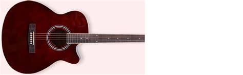 Kadence Frontier guitar with Online Guitar learning course, Wine Red ...