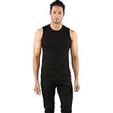 Buy SOLO Men’s Round Neck Cotton Muscle Tee Vest Casual Sleeveless ...