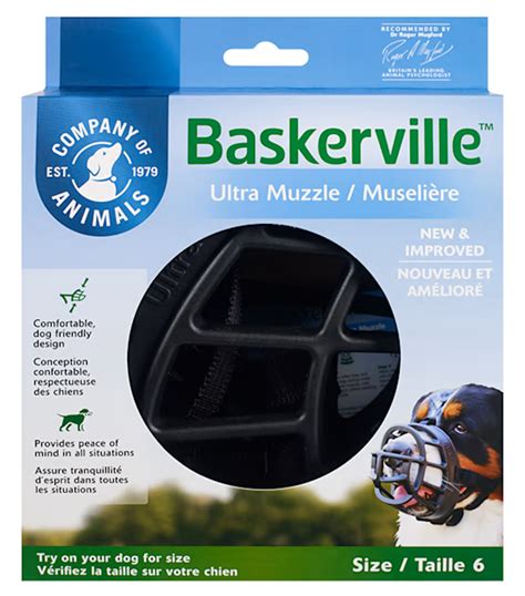 Baskerville - Ultra Muzzle - 6 - Cosmo's Dog Bakery Retail