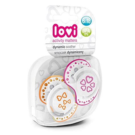 Buy Lovi Dynamic Basic Soother - 2 Pieces (Pink/Orange) Online at Low ...