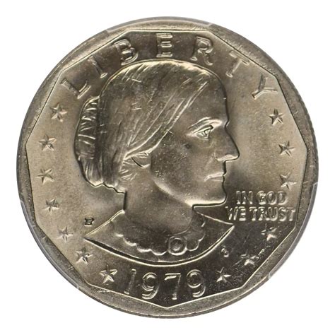 1979 Dollar Susan B. Anthony PCGS MS-65 Wide Rim - Olevian Numismatic ...