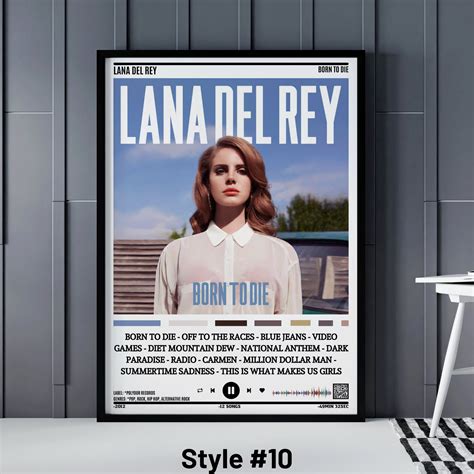 Lana Del Rey Poster, 10 Different Lana Del Rey Posters, Lana Del Rey ...