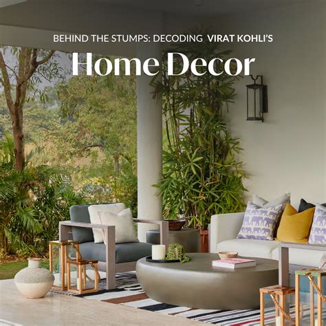 Behind the Stumps: Decoding Virat Kohli’s Home Decor | Nestasia