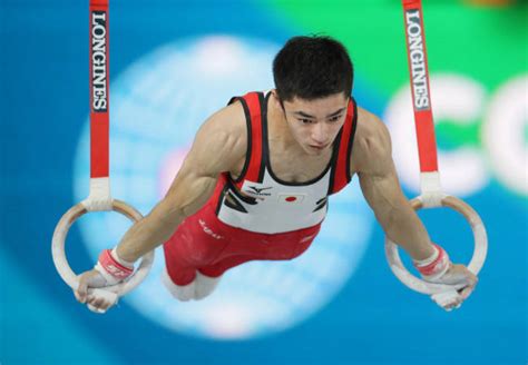 体操世界選手権の男子個人総合決勝でつり輪の演…：男子体操 白井健三 写真特集：時事ドットコム