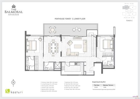 Kasturi The Balmoral Riverside Balewadi Baner Pune 3BHK 4BHK - Purple ...
