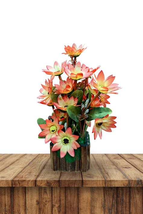 Antique Wooden Base Sunflower Off White Tone – SP FloorTech