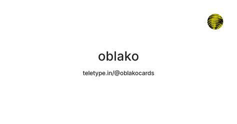 oblako — Teletype