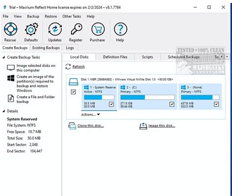 Macrium Reflect Home Edition 的图像结果