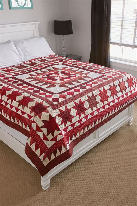 Red Striped Quilt at Alfredo Montano blog