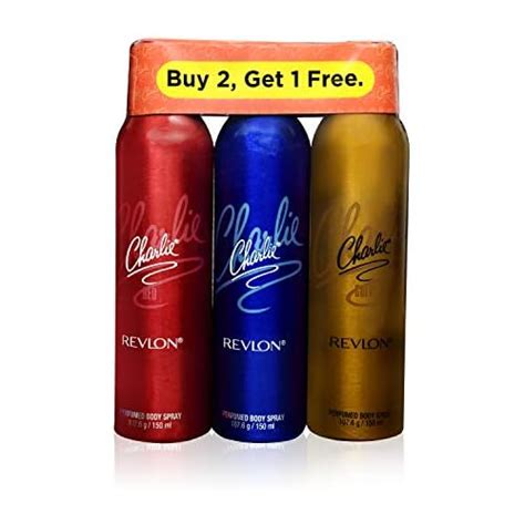 Buy Revlon Charlie Deodorant For Women, 150ml each (Combo of 3) Online ...