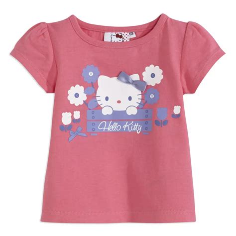 HELLO KITTY Tee-shirt manches courtes Hello Kitty pas cher - Auchan.fr