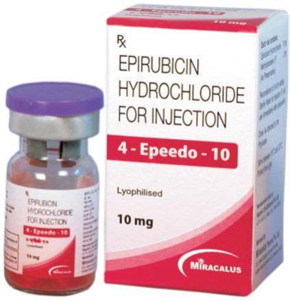 Epirubicin Hydrochloride Injection Manufacturer, Supplier from Thane