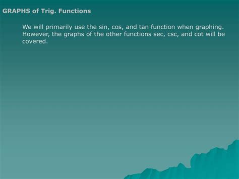 Image result for How to Graph a Trig Function without a Calc