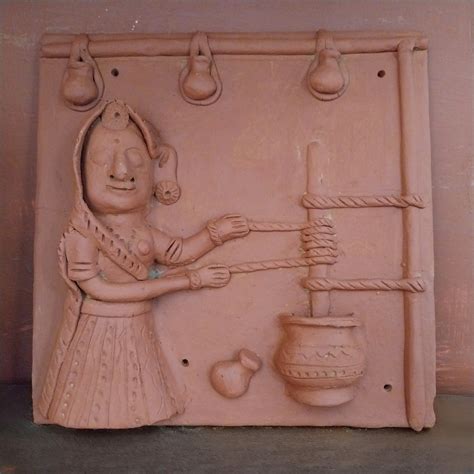 Butter Making - Terracotta Tile – Prosperitymirra