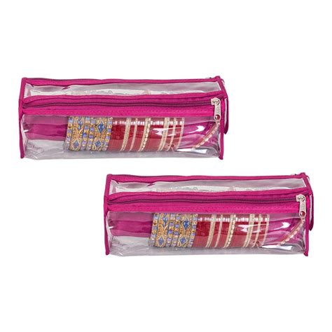 PrettyKrafts Satin Bangle Box - Travel Bangle Case - Bangles Organiser ...