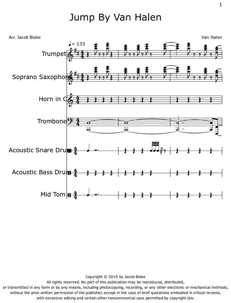 Image result for Jump Van Halen Strum Pattern Chords