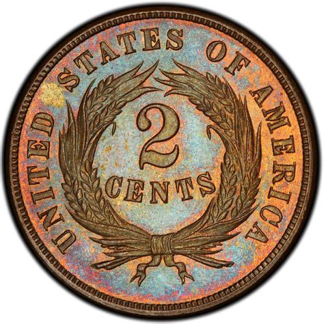 Two Cents 1868, Coin from United States - Online Coin Club