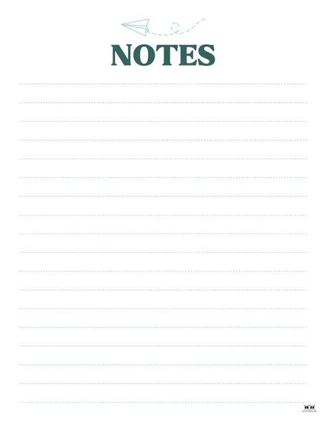 Image result for Downloadable Printable Notes Page
