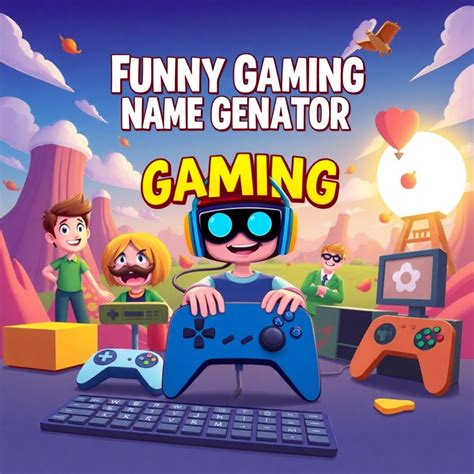 Best Funny Gaming Name Generator | Vondy