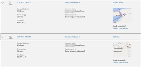 Image result for Hotmail Recent Activity