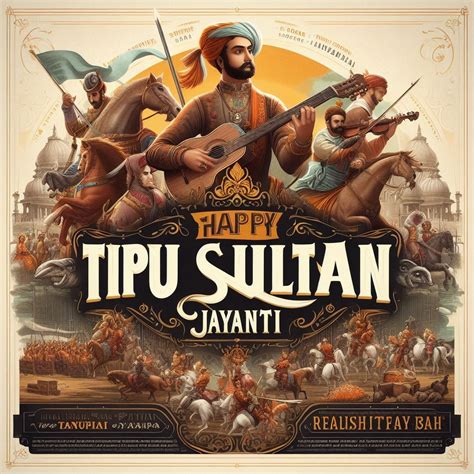 Tipu Sultan Banner Background and Jayanti 2023: Celebrating the Legacy ...