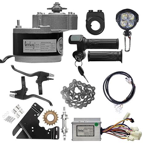 Geekay Electric Cycle 24 v 250 watt Conversion Motor kit for Any Non ...