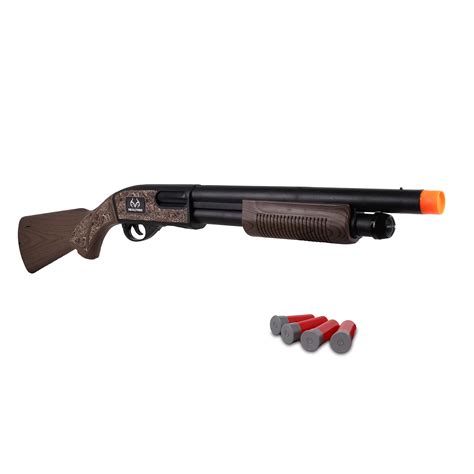 Nkok Realtree Pump Action Toy Shotgun 25027 Wood Grain Black ...