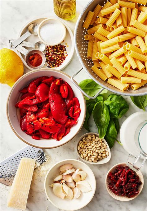 Roasted Red Pepper Pasta Recipe - Love and Lemons