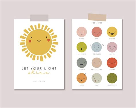 Set mit 2 pädagogischen Postern für Kinder, Wanddekoration ...