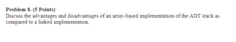 Image result for Disadvantage of Array Representation of Stack