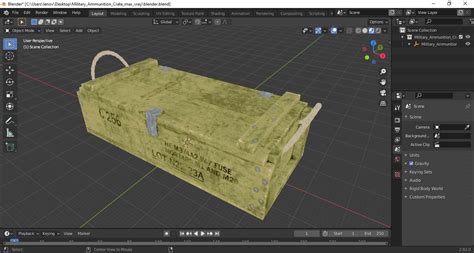 3D model Military Ammunition Crate | 3D Molier International