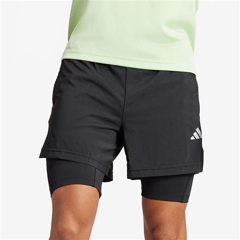 adidas AEROREADY Training 2in1 Shorts - Black - Mens Clothing | Pro ...