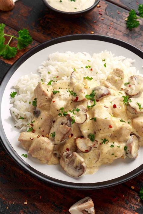 Cream of Mushroom Chicken and Rice - A Spectacled Owl