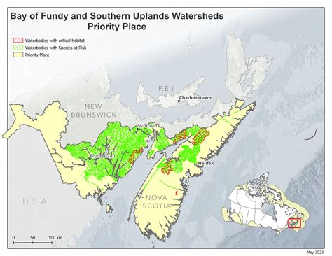 Bay Of Fundy World Map