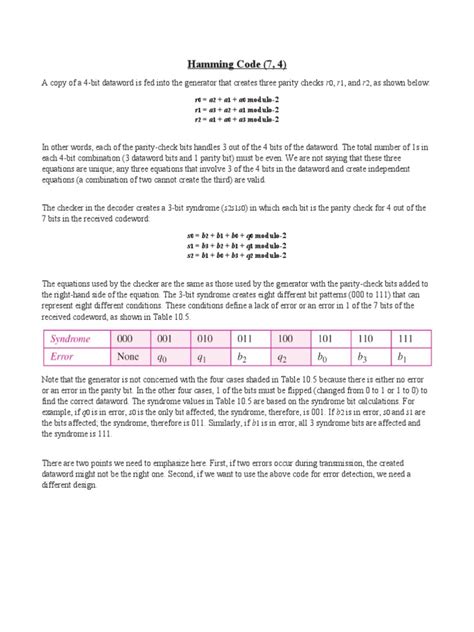Image result for Python Hamming Code 7 4
