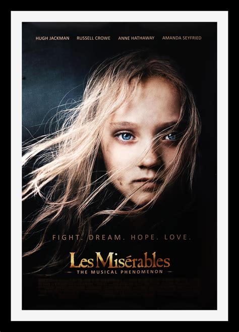 Les Miserables (2012) Original Movie Poster - Famous Movie Posters