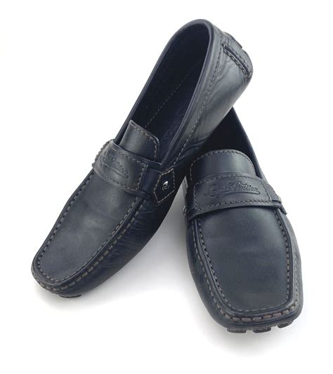 Authentic LOUIS VUITTON Men's Brown Loafers Driving S… - Gem
