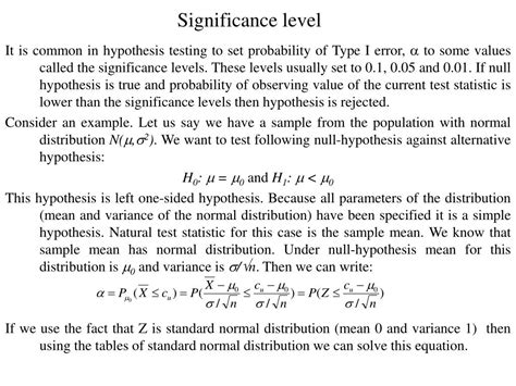 Image result for Significance Level Statistics