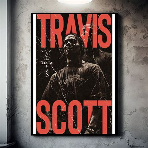 Travis Scott| Hip-Hop Rapper | Music Poster – Poster Printing Company