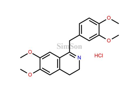 Papaverine EP Impurity C Hydrochloride | CAS No- 5884-22-0 | Simson ...