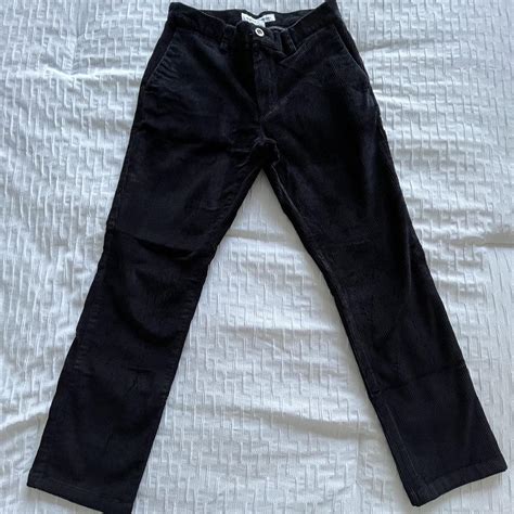 Amazon essentials black corduroy pants- 29x30 - Depop